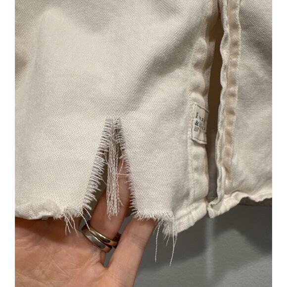 Frank & Eileen Luke Button Down Shirt Men’s Size Medium Distressed Light Pink - Picture 4 of 13